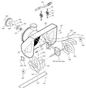 Part Location Diagram of MT1501589E511 Briggs and Stratton Housing